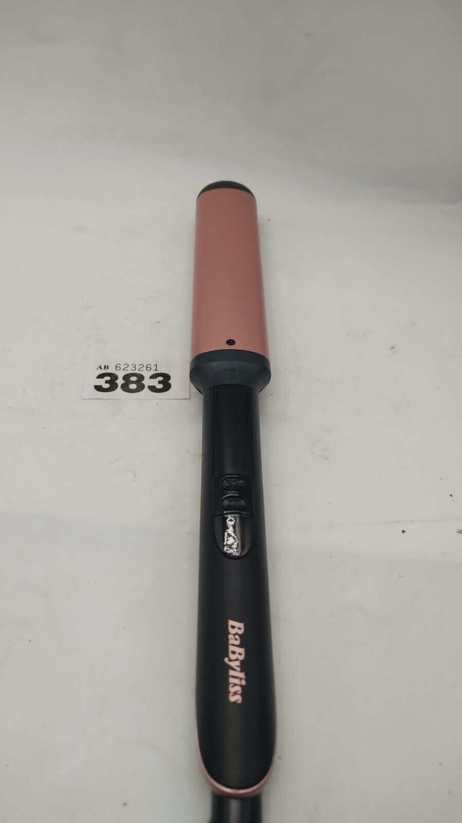 BaByliss 2456U Rose Quartz Oval Waving Wand Hair Curler Ceramic Barrel