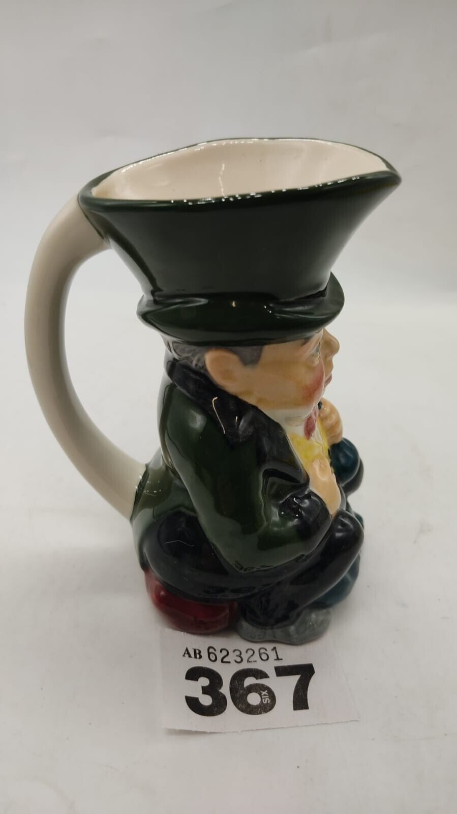 Roy Kirkham Toby Jug, Rich Man, 796 Staffordshire Hand Painted