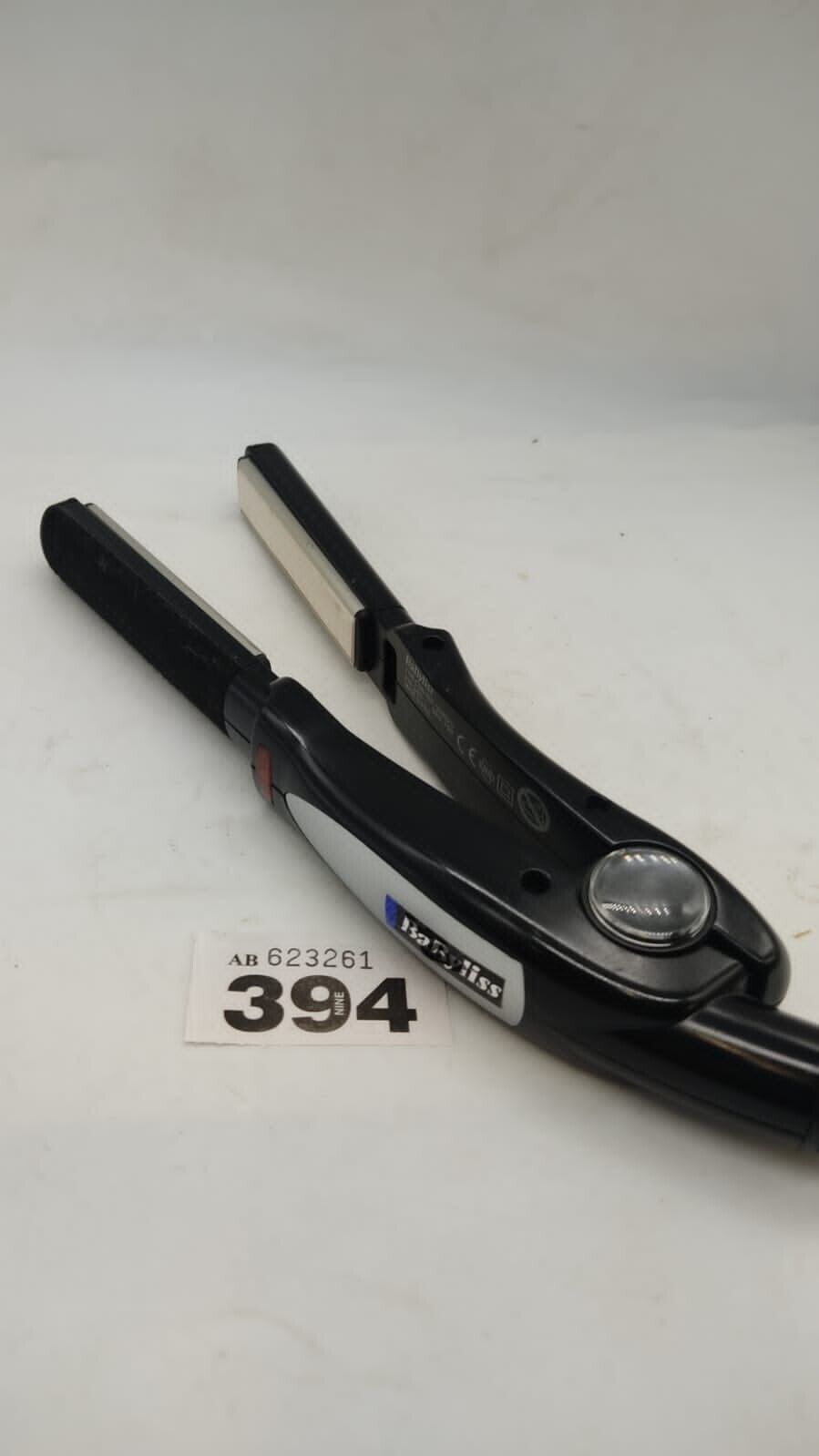 BaByliss 2026BHU Patrick Cameron Straightening Iron - Black Tested Working