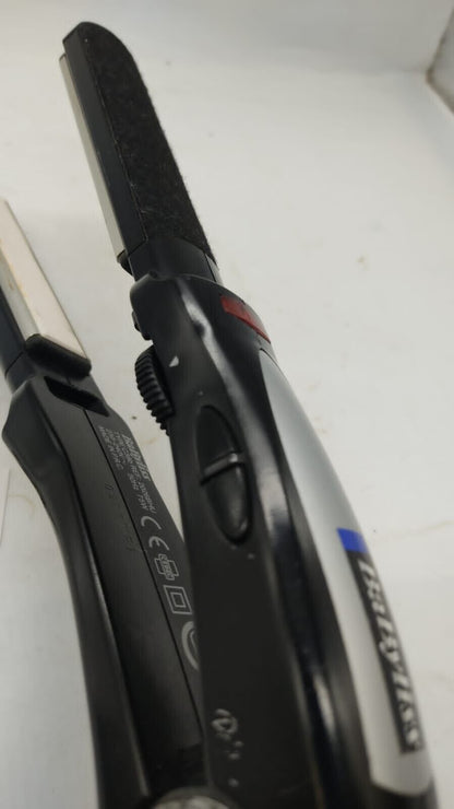 BaByliss 2026BHU Patrick Cameron Straightening Iron - Black Tested Working