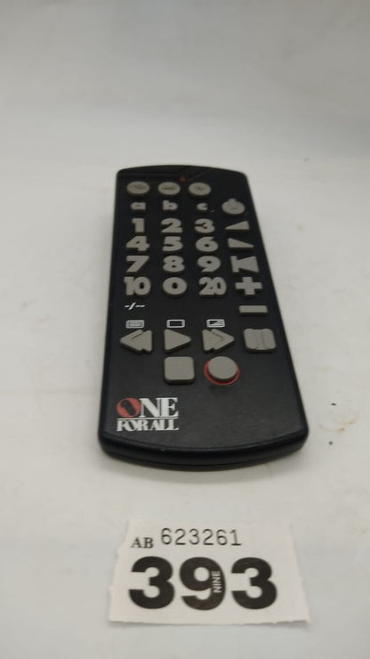 One For All URC 2585 BIG BUTTON Universal Remote Control - Black