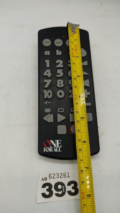 One For All URC 2585 BIG BUTTON Universal Remote Control - Black