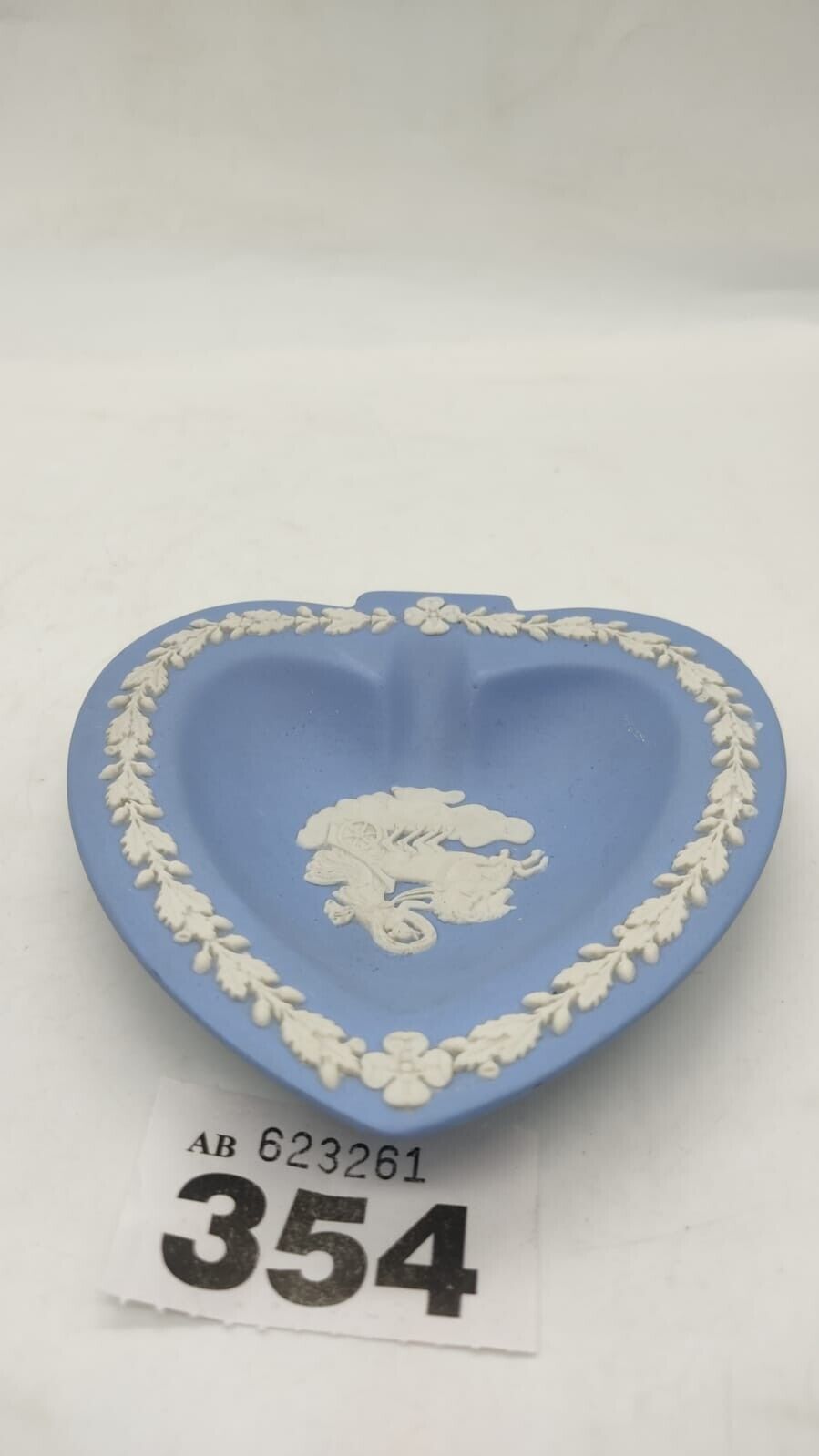 Wedgwood Jasperware Blue Spade Trinket Tray Greek Neoclassical England