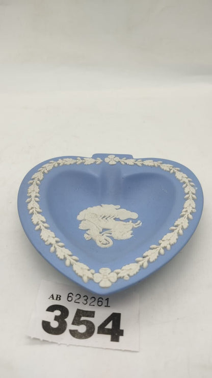 Wedgwood Jasperware Blue Spade Trinket Tray Greek Neoclassical England