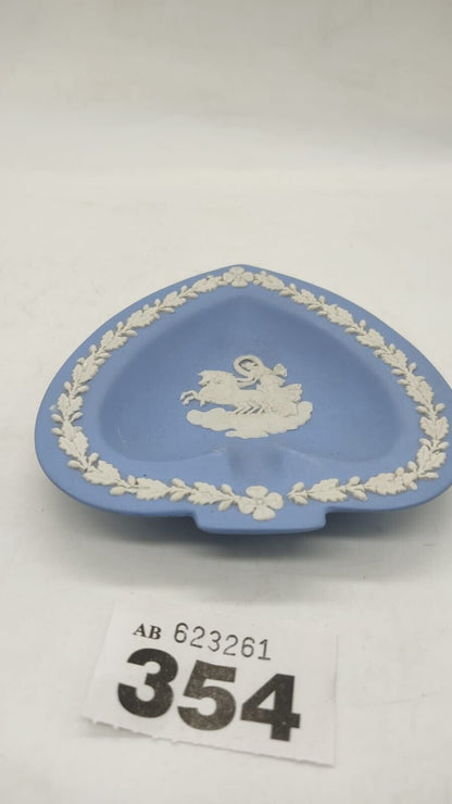 Wedgwood Jasperware Blue Spade Trinket Tray Greek Neoclassical England