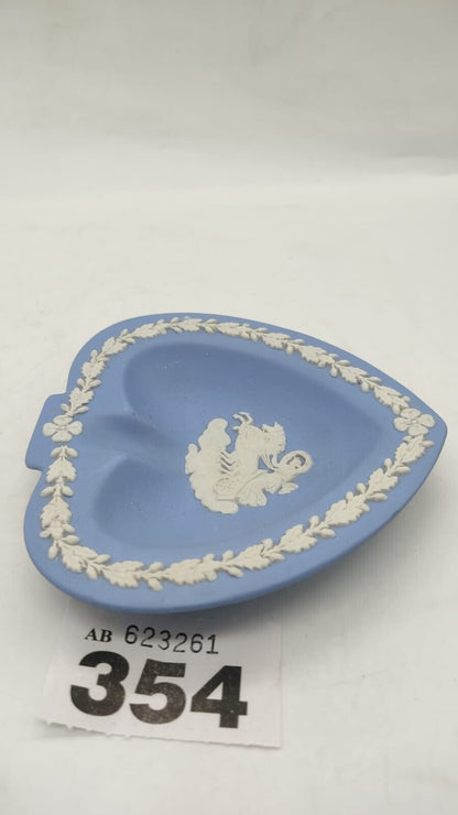 Wedgwood Jasperware Blue Spade Trinket Tray Greek Neoclassical England