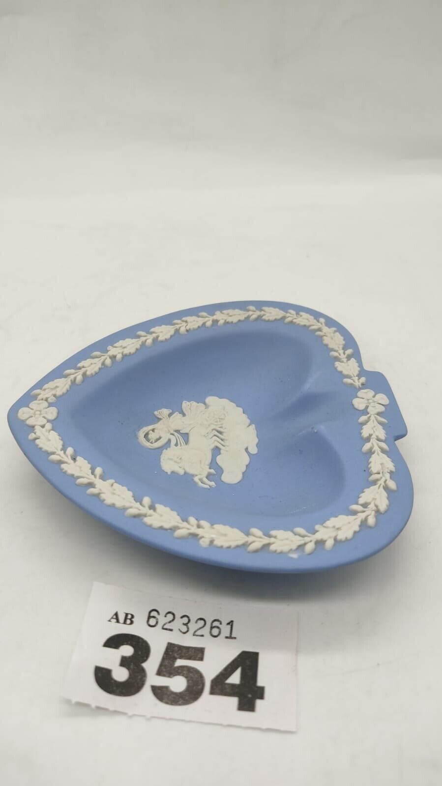 Wedgwood Jasperware Blue Spade Trinket Tray Greek Neoclassical England