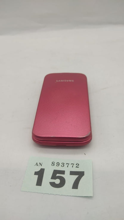 Samsung C3520 La Fleur Virgin Media 2.4" 1.3MP Bluetooth Flip Mobile Phone Pink