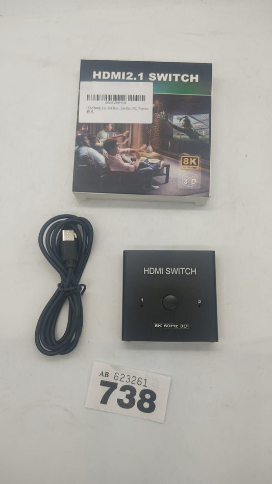 HD Multimedia Interface Bi‑direction Switch. 8k 60hz 3d Compatible. New