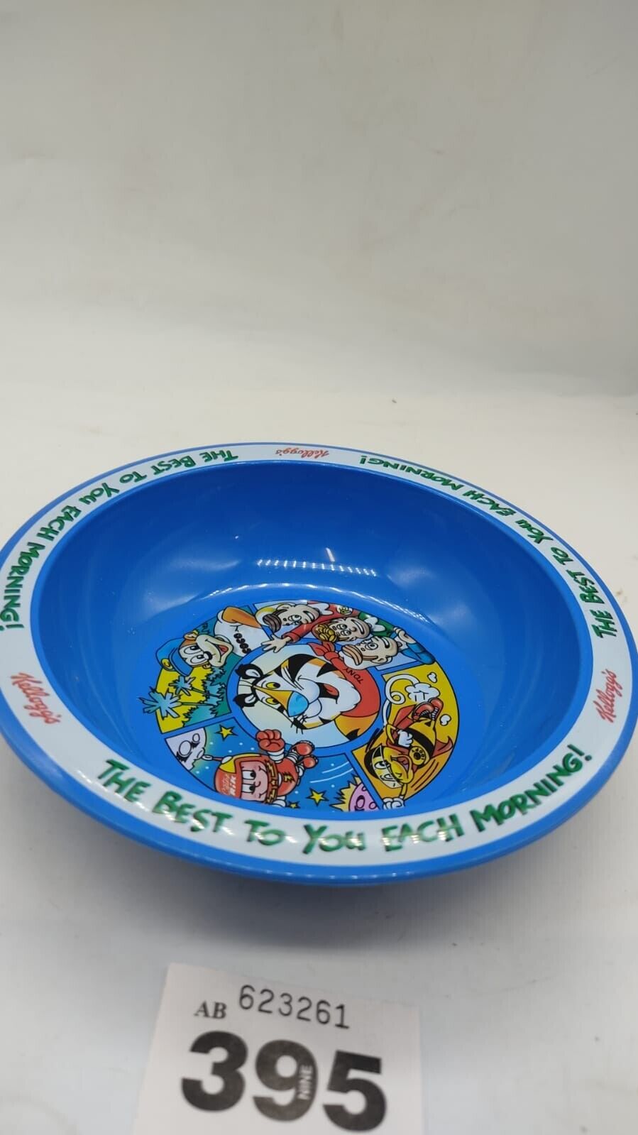 Kellogg's The Best to You Each Morning Collectable Plastic Cereal Bowl