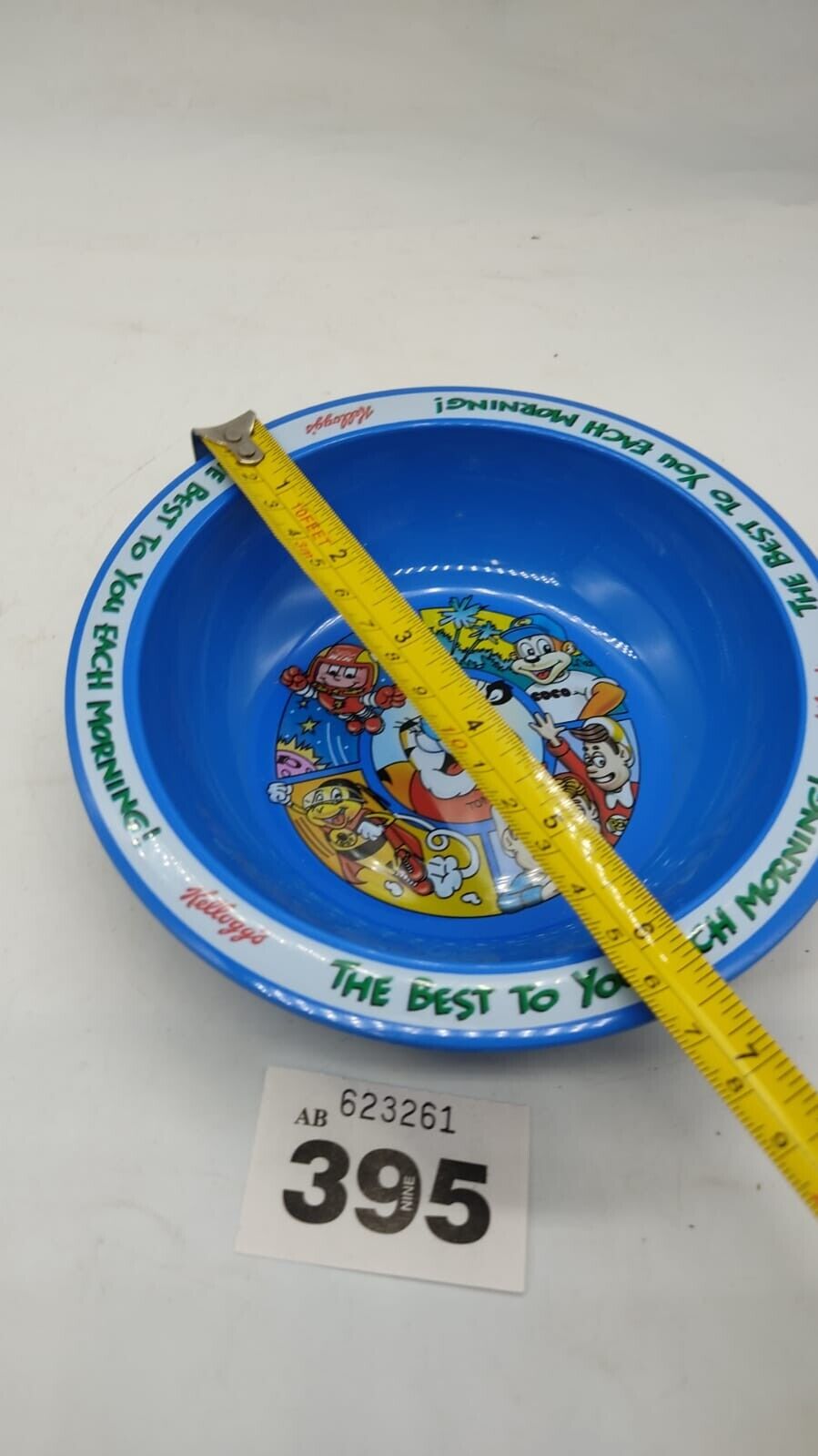 Kellogg's The Best to You Each Morning Collectable Plastic Cereal Bowl