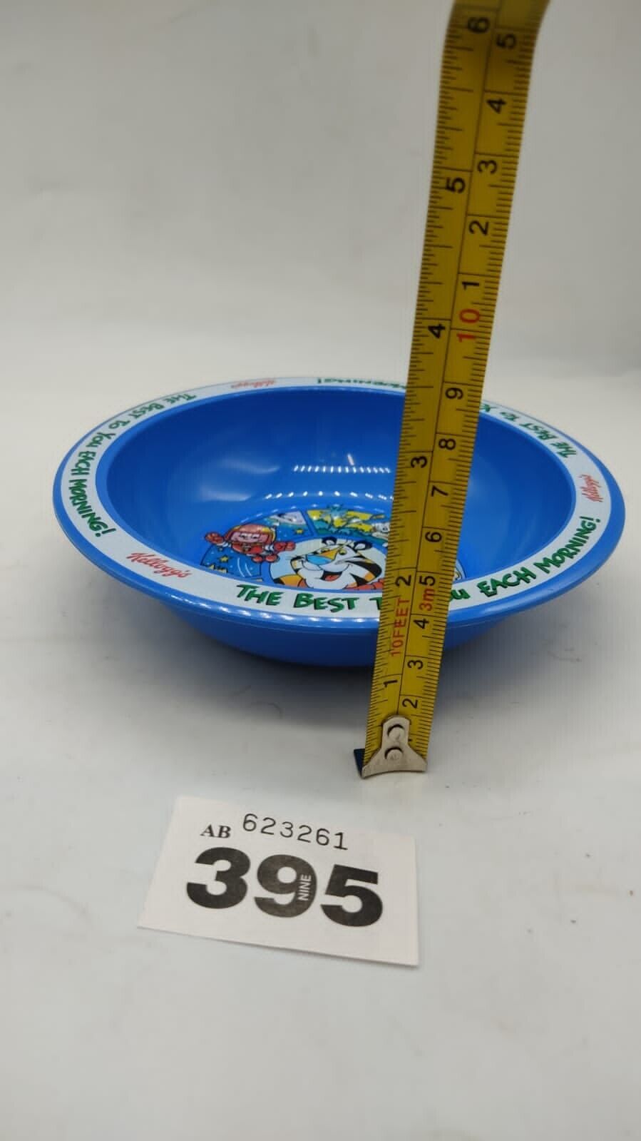 Kellogg's The Best to You Each Morning Collectable Plastic Cereal Bowl