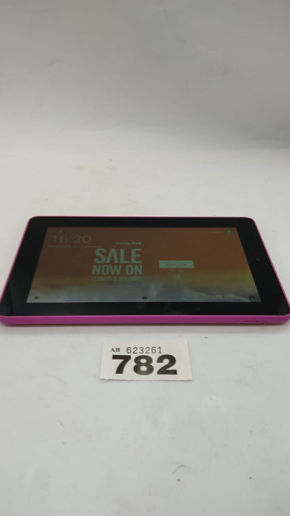 Amazon Kindle Fire 5th Generation SV9 8ln Touchscreen Pink Tablet Ereader. Used