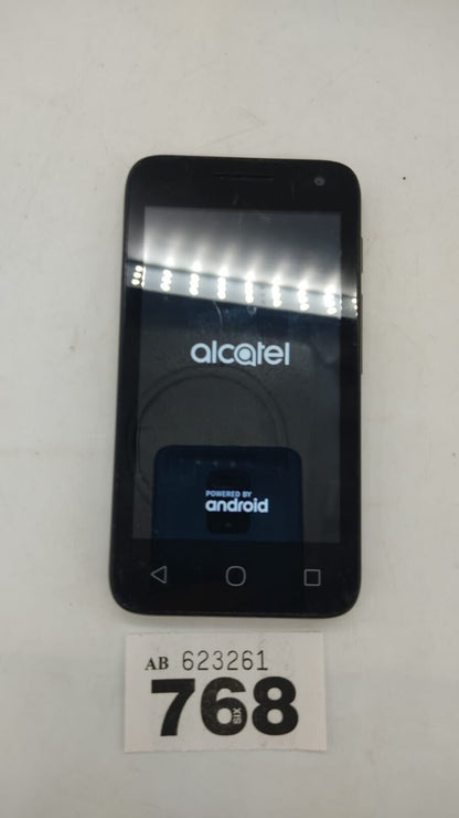 Alcatel OneTouch Pixi 4 4" 4 GB Black Tesco Smartphone Android. Tested Working