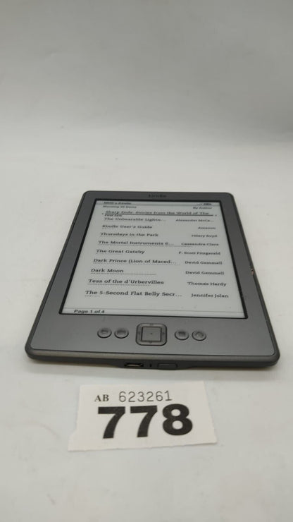 Amazon Kindle D01100 4th Generation Wi-Fi Tested Working. Device Only