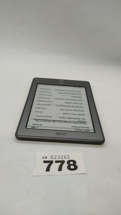 Amazon Kindle D01100 4th Generation Wi-Fi Tested Working. Device Only