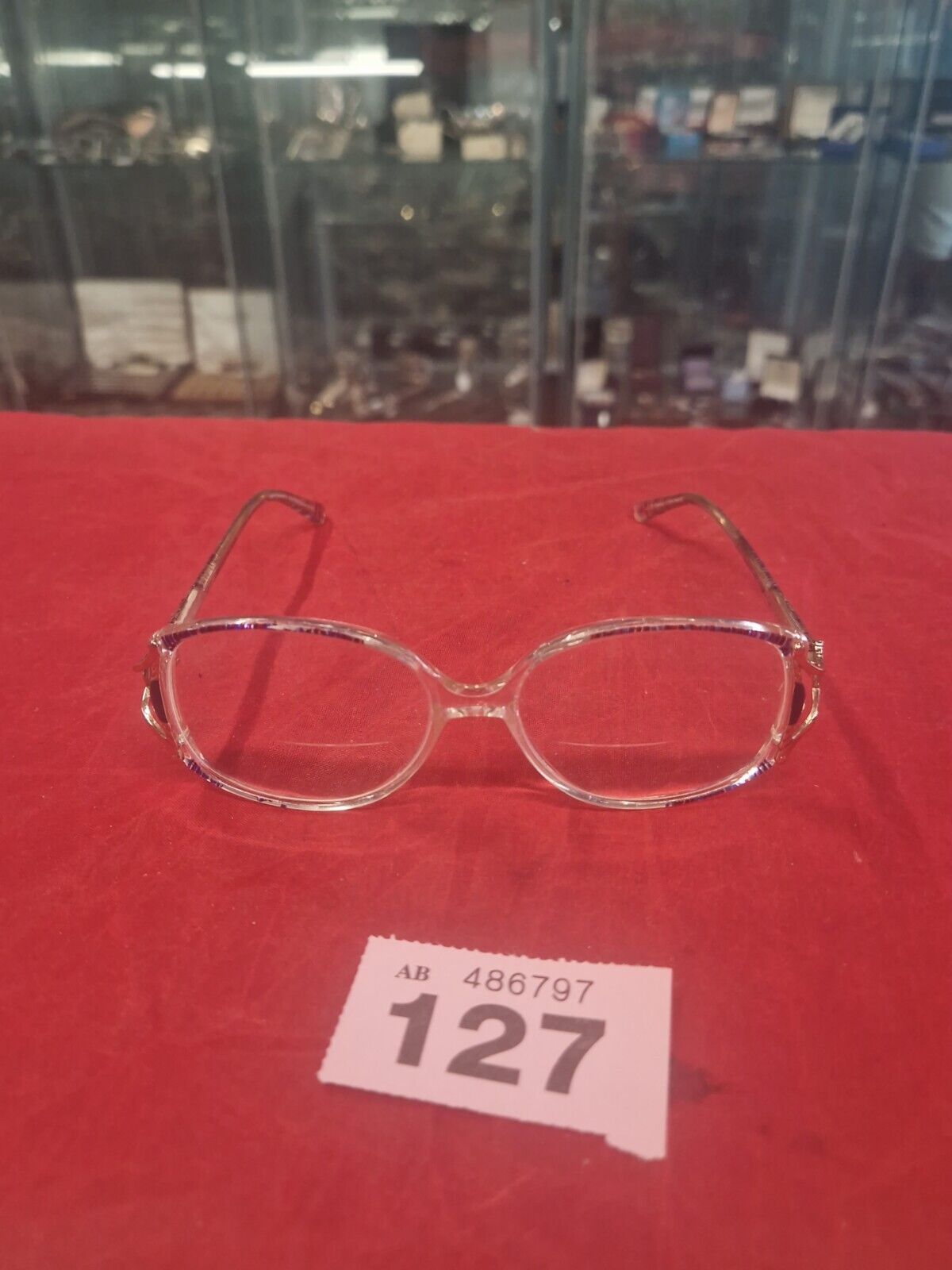 Specsavers Kerry Glasses Frame Blue Full Rim Eyeglasses Spectacles MOD: 21657610