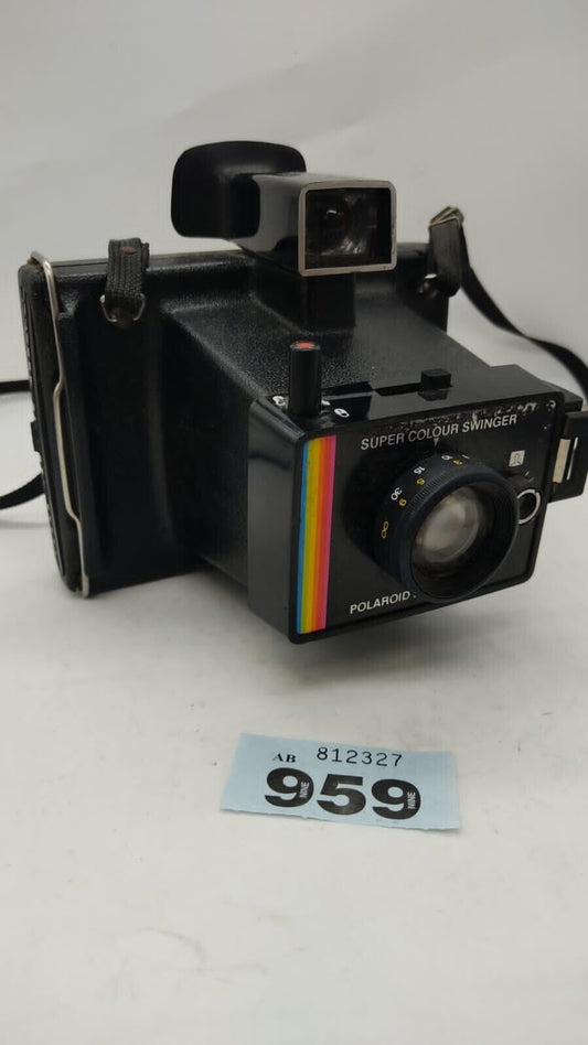 Vintage Retro Polaroid Super Colour Swinger Film Camera Use Props Decor Boxed