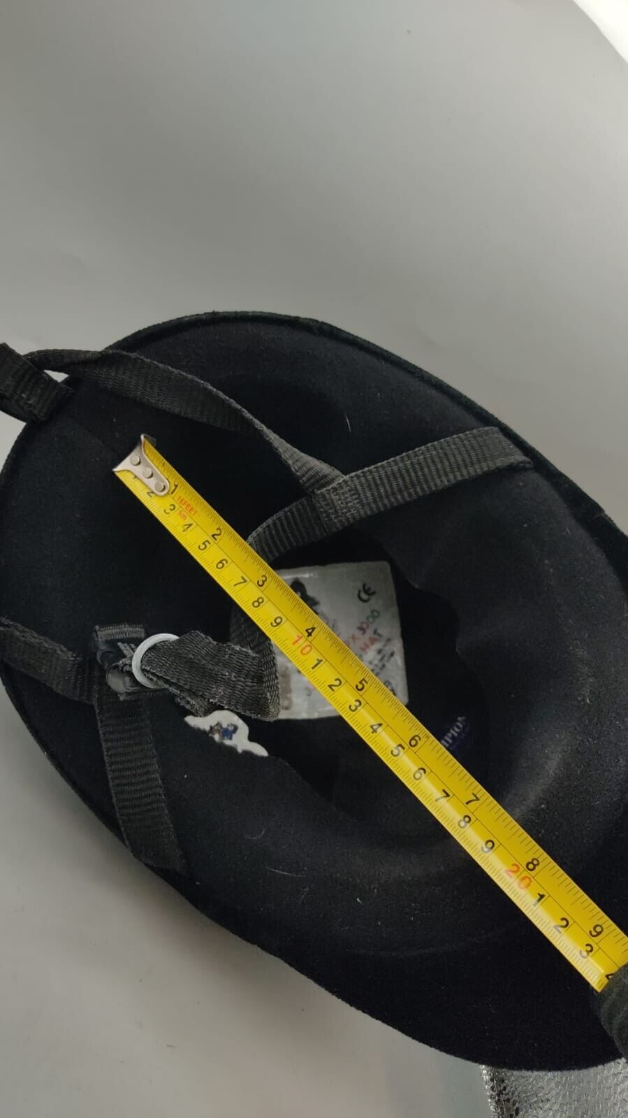 Champion Junior CPX3000 Black Velvet Horse Riding Hat