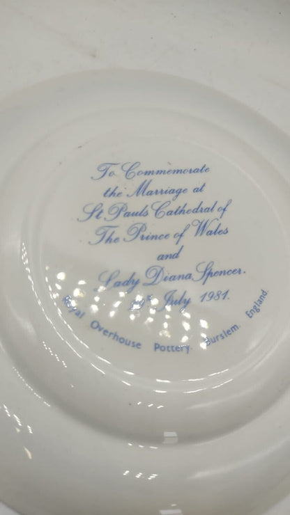 Prince Charles & Lady Diana Spencer, 1981 Royal Wedding Souvenir Royal Plate