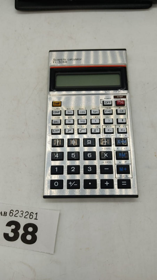 Scientific Calculator EL-506H Vintage, Made in Japan Needs Battery