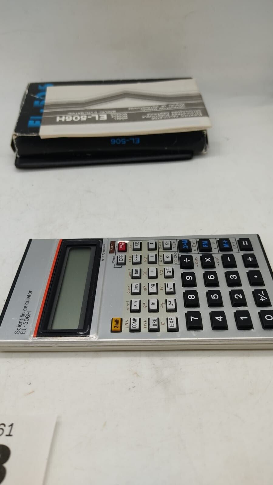 Scientific Calculator EL-506H Vintage, Made in Japan Needs Battery