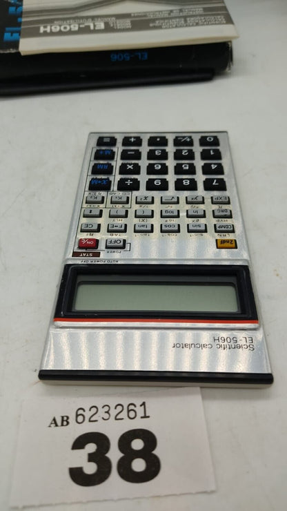 Scientific Calculator EL-506H Vintage, Made in Japan Needs Battery