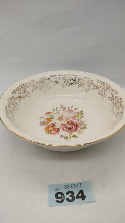 Vintage Floral Royal Leightonware Bowl Made in England