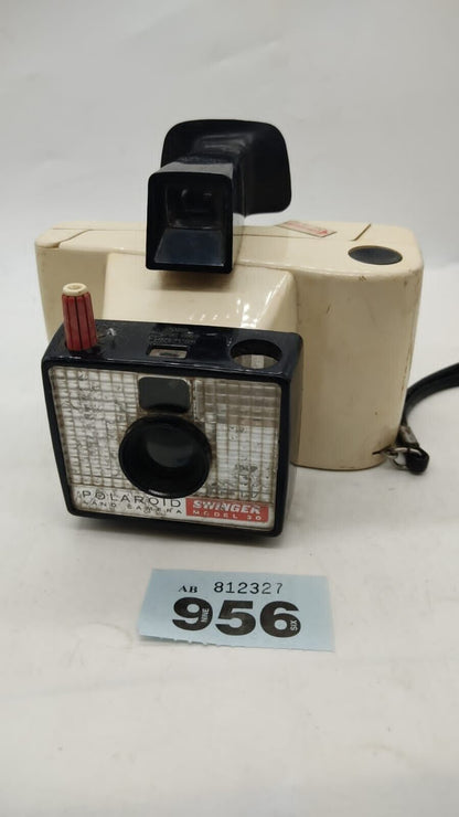 Vintage Polaroid Swinger Model 20 Land Camera in White, Untested