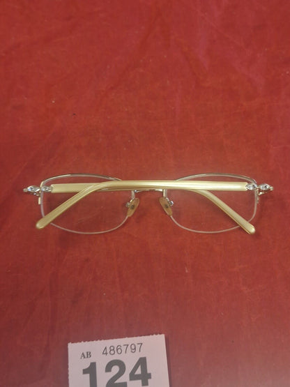 Joan Collins JC143 Semi-Rimless Used Eyeglasses Frames Only  - Eyewear Atlantic