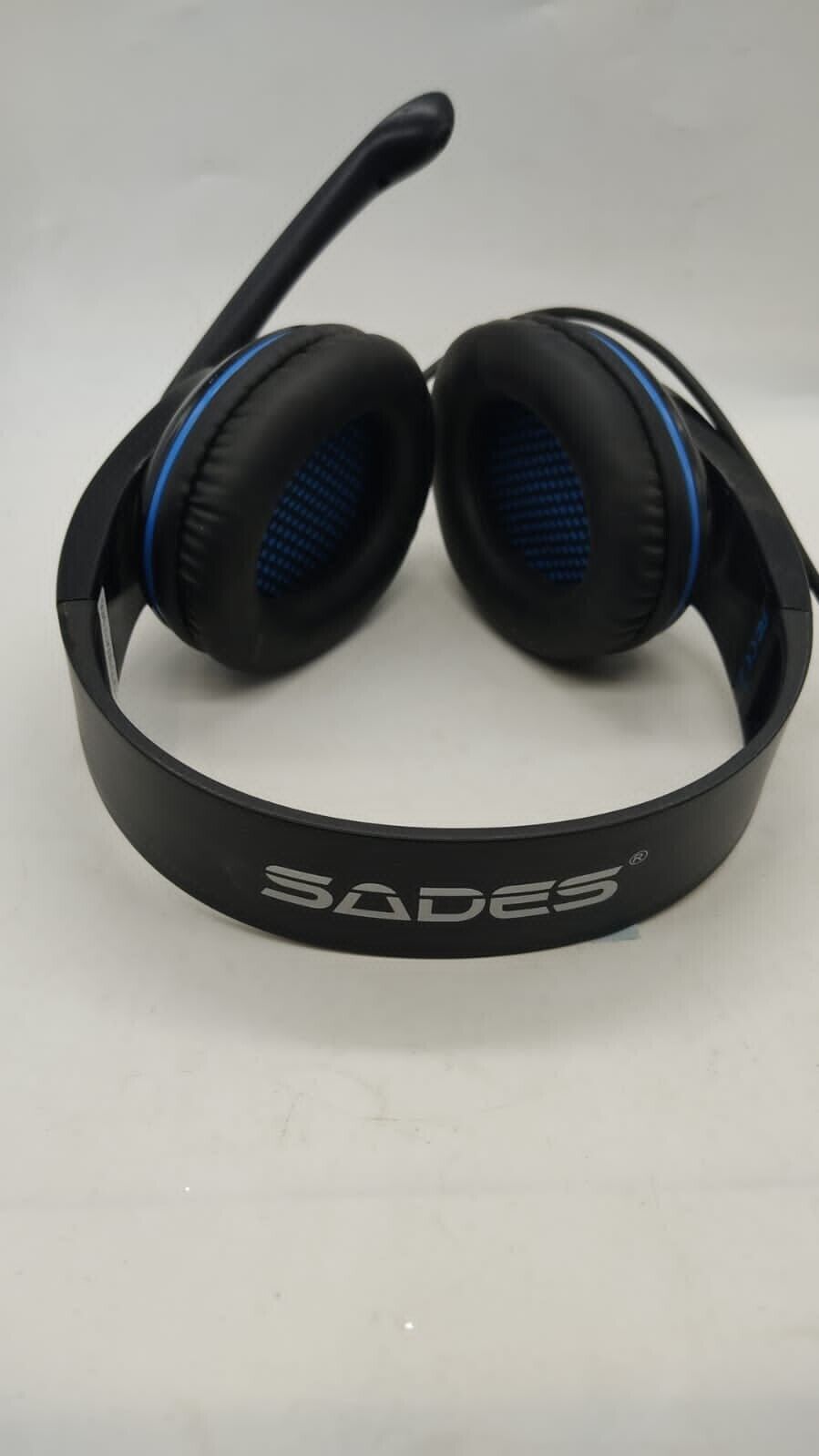 Sades SA-708GT Gaming Headset - Black / Blue Dual Phono Connection