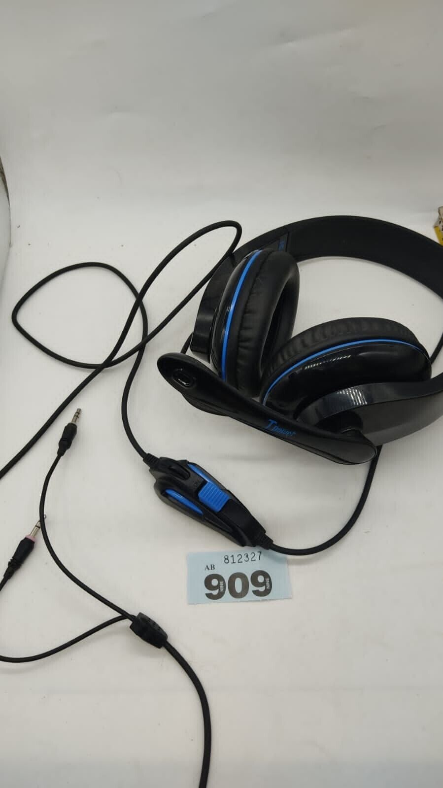 Sades SA-708GT Gaming Headset - Black / Blue Dual Phono Connection