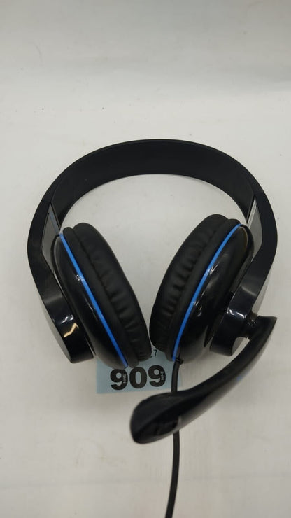 Sades SA-708GT Gaming Headset - Black / Blue Dual Phono Connection