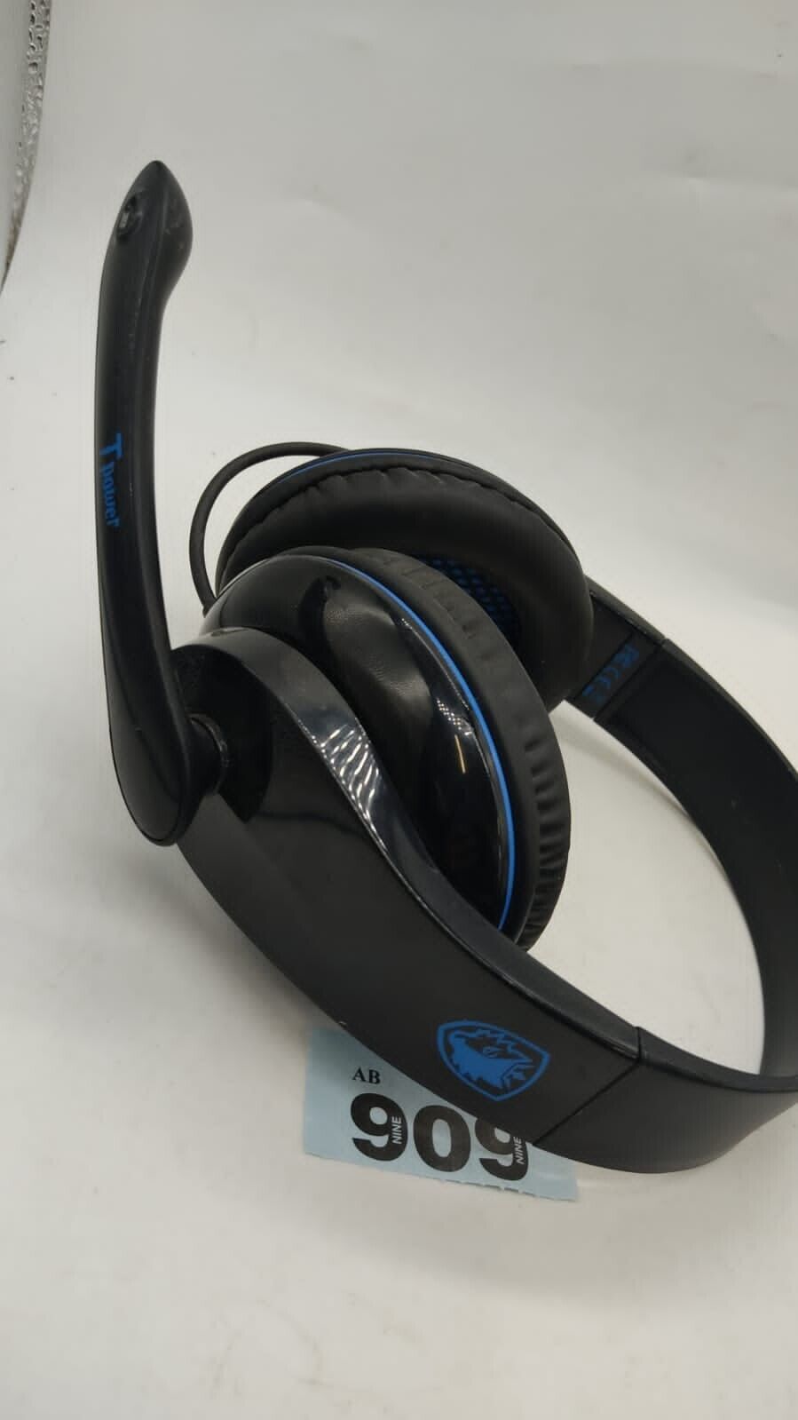 Sades SA-708GT Gaming Headset - Black / Blue Dual Phono Connection