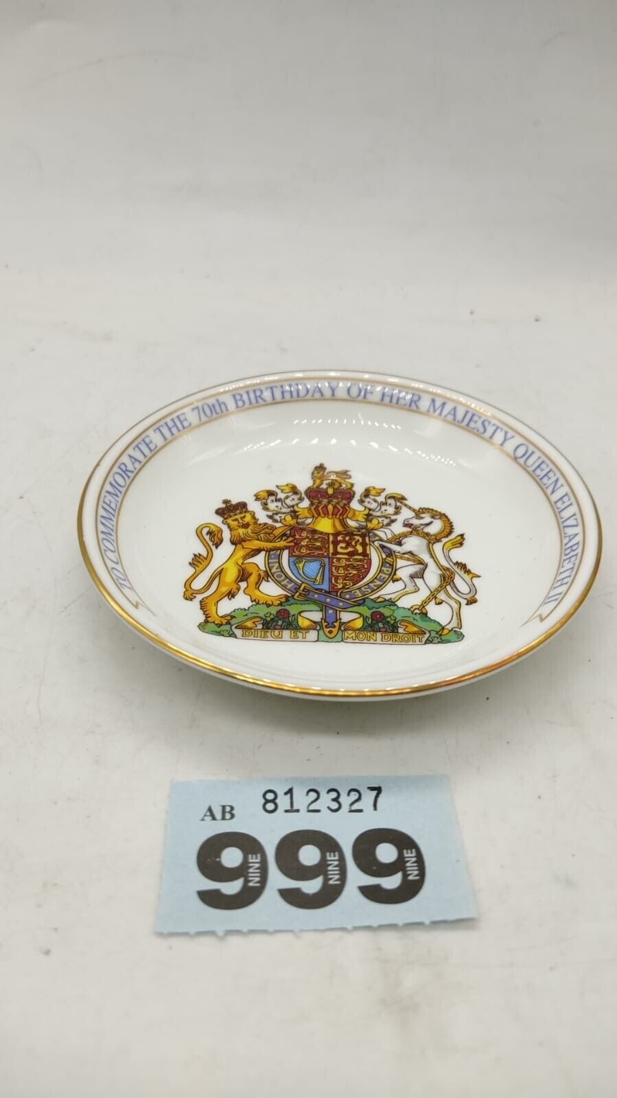 Aynsley Queen Elizabeth II 40th Jubilee Sweet Dish 1993