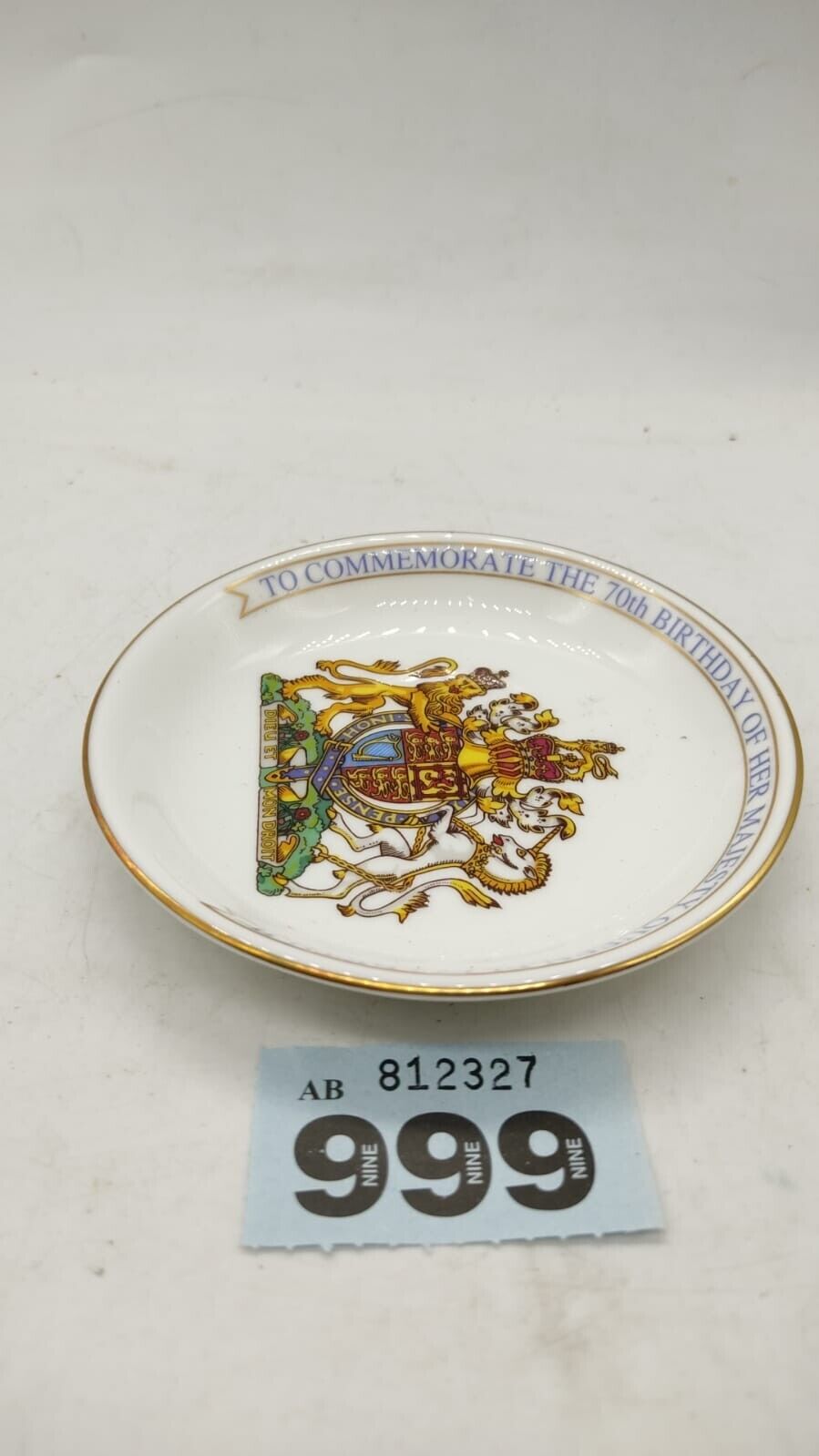 Aynsley Queen Elizabeth II 40th Jubilee Sweet Dish 1993