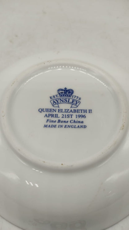 Aynsley Queen Elizabeth II 40th Jubilee Sweet Dish 1993