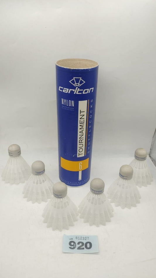 Carlton Tournament Nylon Shuttlecocks x 6