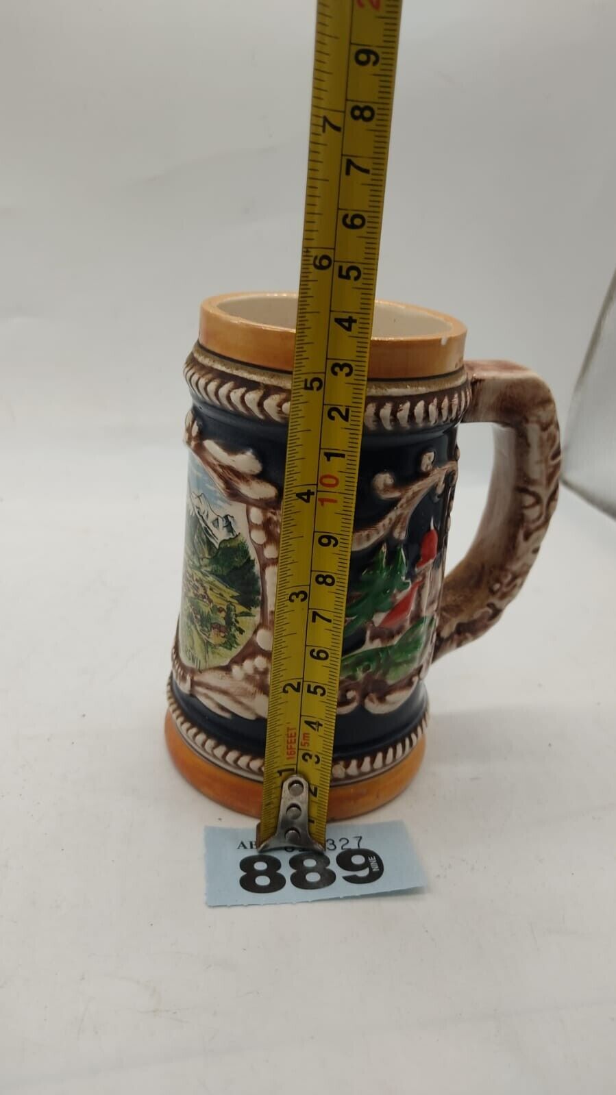 Large Beer Stein with Handle Made in Lucerne, Switzerland Wilderswil - Vintage