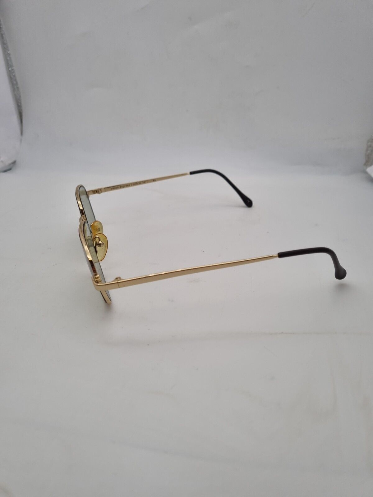 Vision Express 52 18 135 Gold Oval Glasses Frames ONLY Eyeglasses