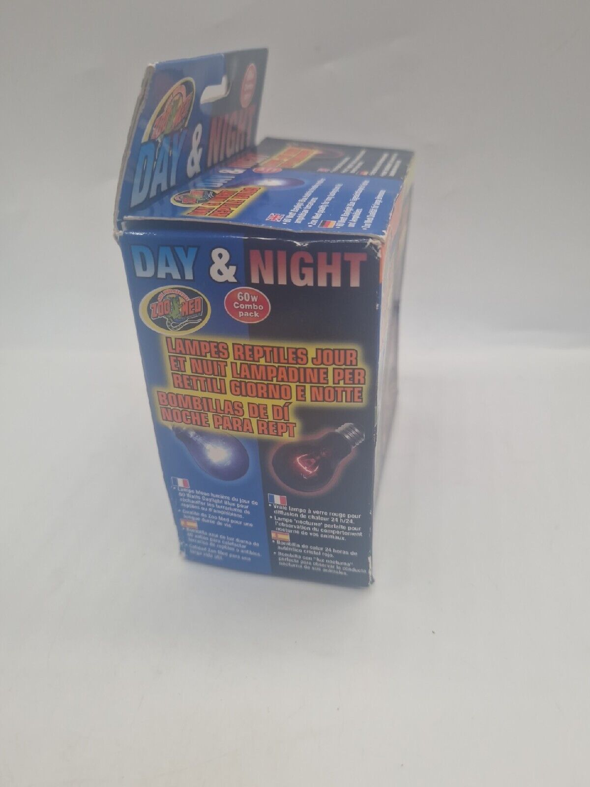 Zoo Med Daylight Blue & Nightlight Red Reptile Bulb, Combo 2 Pack