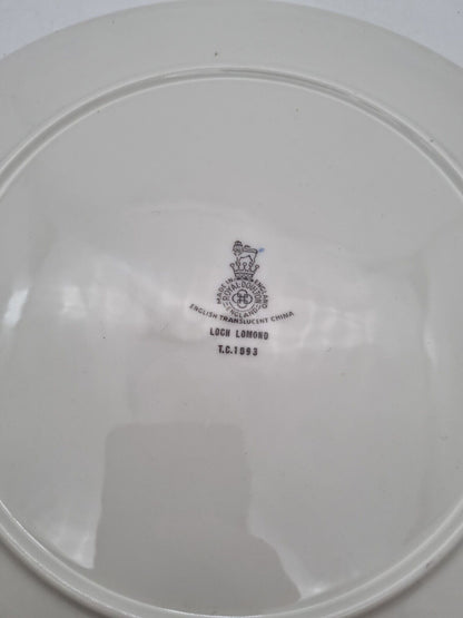 Vintage ROYAL DOULTON English Translucent China RICH LOMOND Plate TC 1093