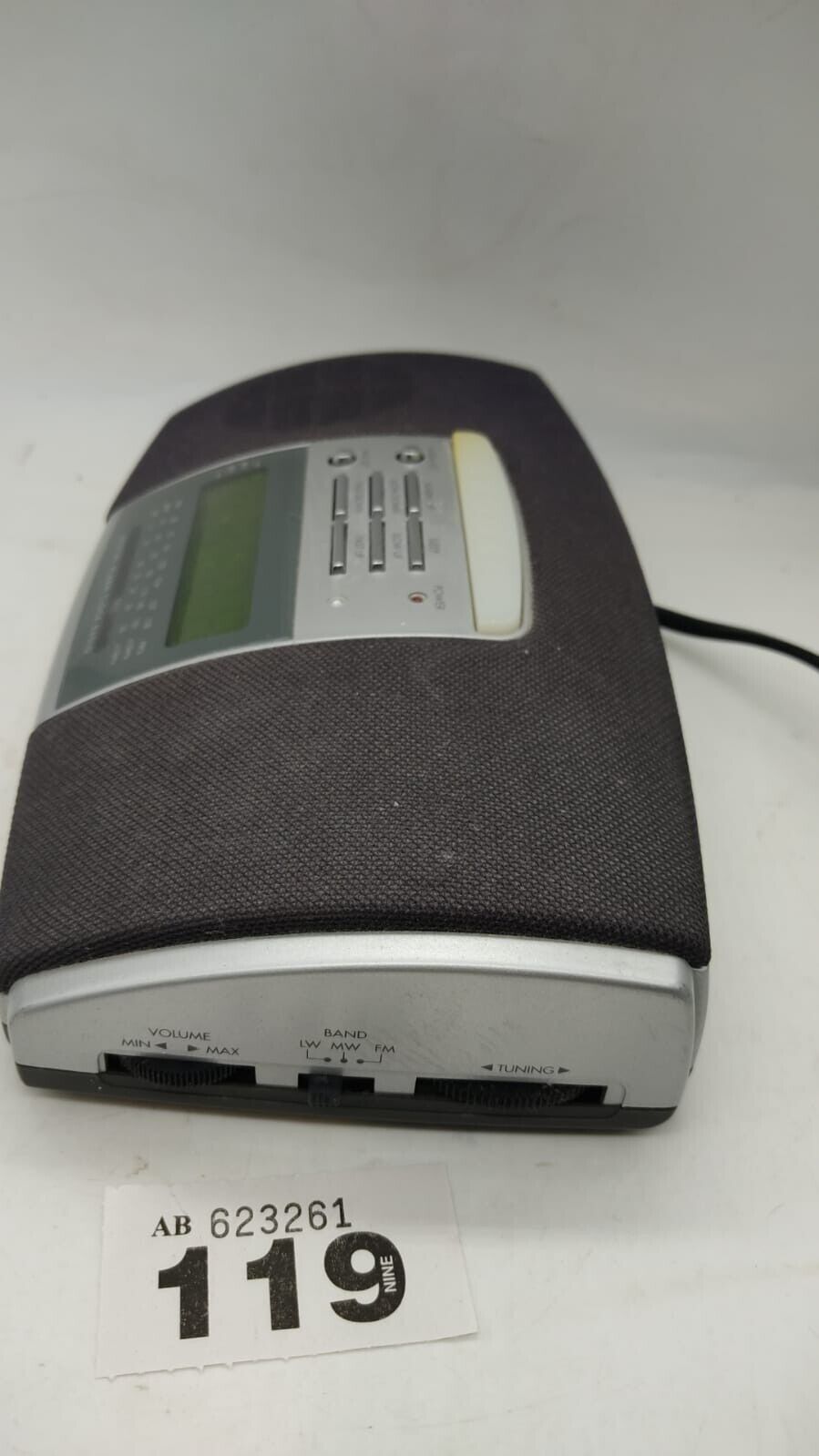 Schneider Digital Clock Dual Alarm Bedside Radio, FM, MW, LW SCR35W, Working