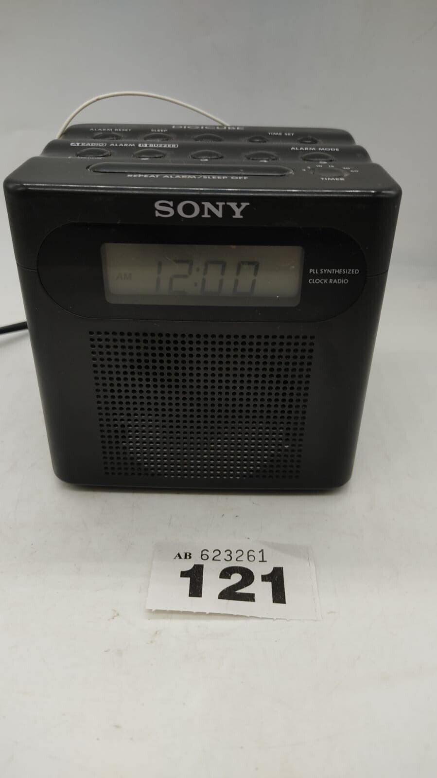 Sony Digicube Clock Radio ICF-C103L Tested Working