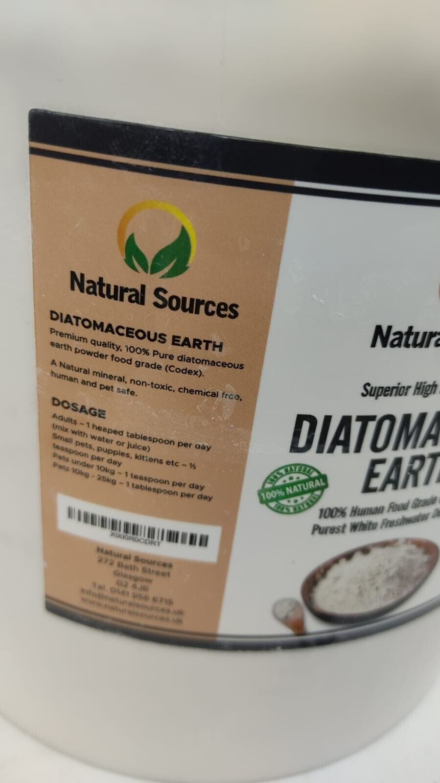 Superior Diatomaceous Earth Food Grade 1kg - Diatomaceous-Earth Superior Food