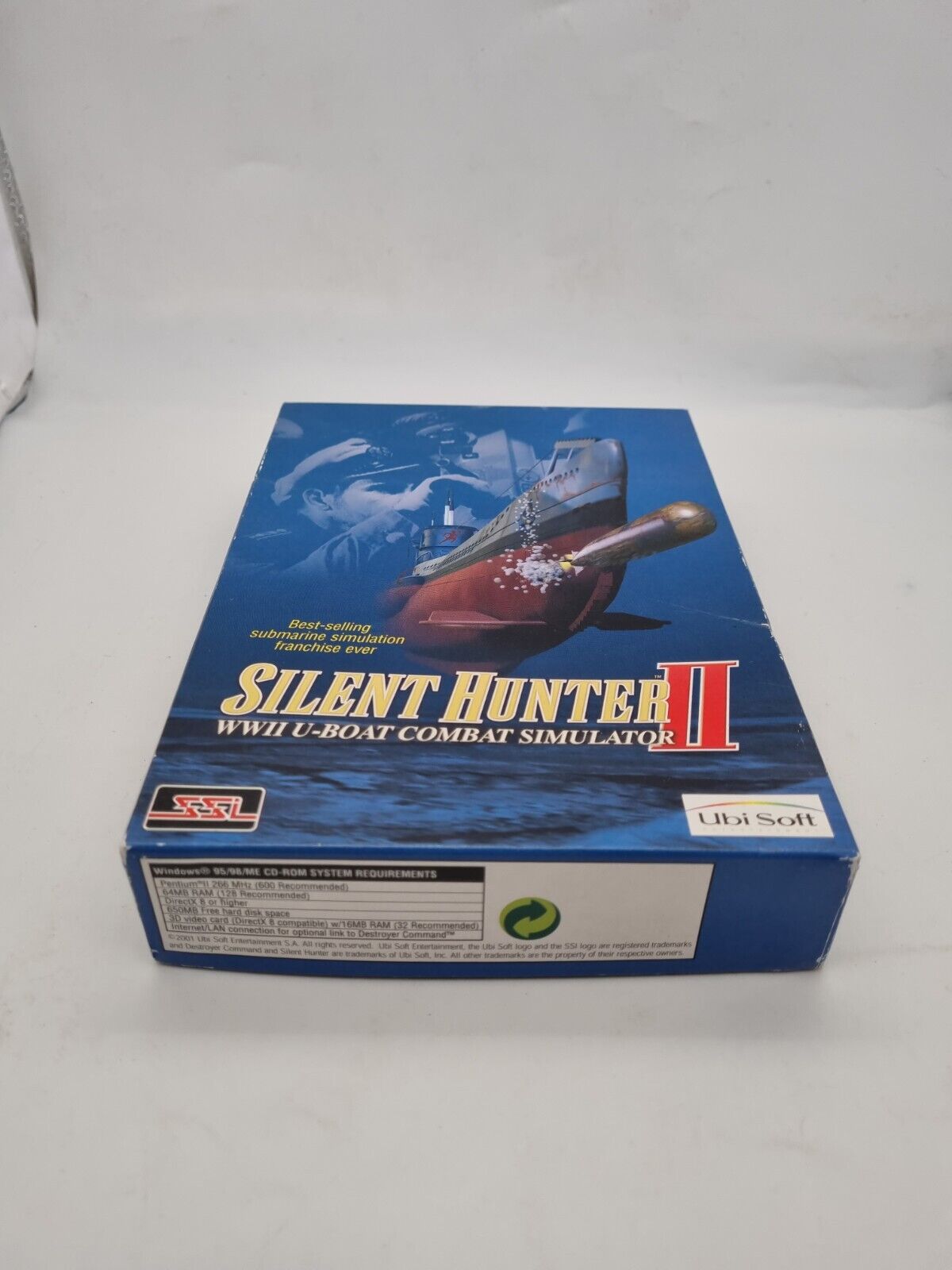 SILENT HUNTER 2 PC GAME - COMPLETE PC GAME BIG BOX UBISOFT SSI