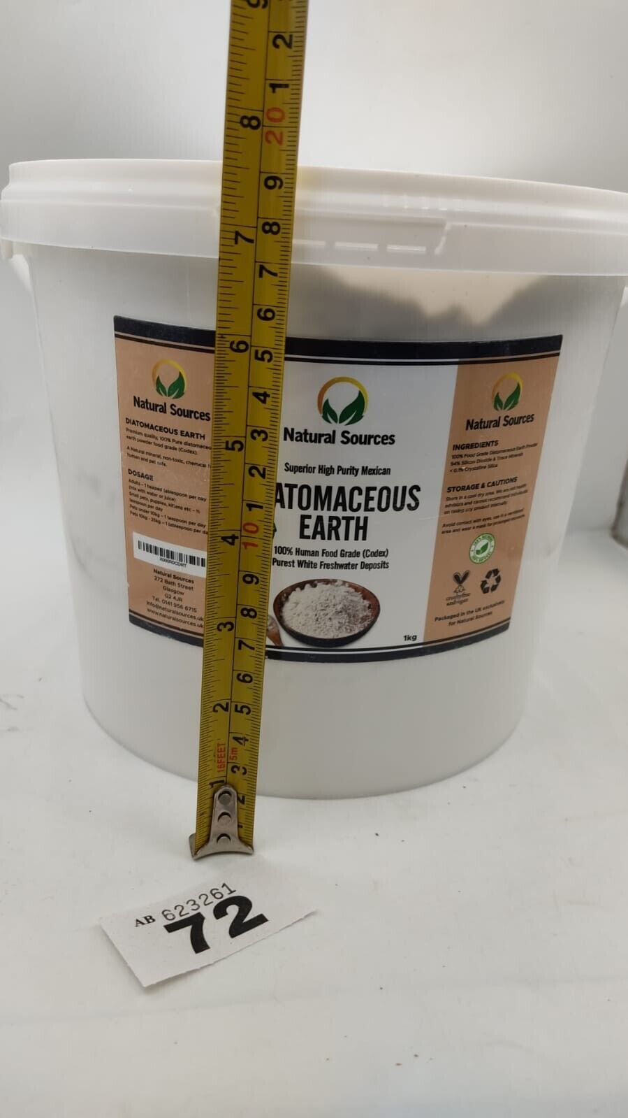 Superior Diatomaceous Earth Food Grade 1kg - Diatomaceous-Earth Superior Food