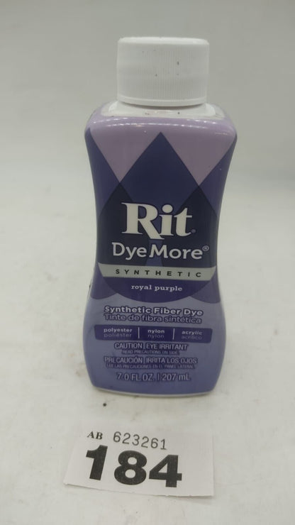 Rit Dyemore Liquid Dye for Synthetic Fibres 207ml Royal Purple