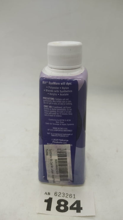 Rit Dyemore Liquid Dye for Synthetic Fibres 207ml Royal Purple