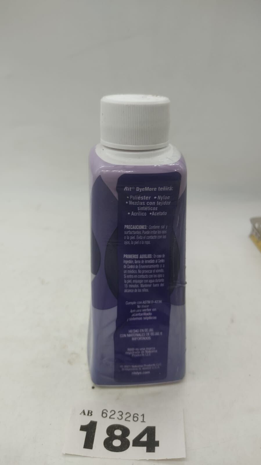 Rit Dyemore Liquid Dye for Synthetic Fibres 207ml Royal Purple